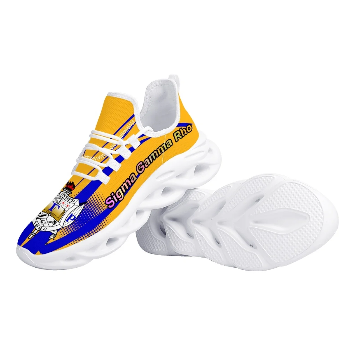 Sigma Gamma Rho Sorority Print College Student Girls Flat 2023 Hot Sale Summer Running Shoe For Women Ladies Party Sneakers Gift