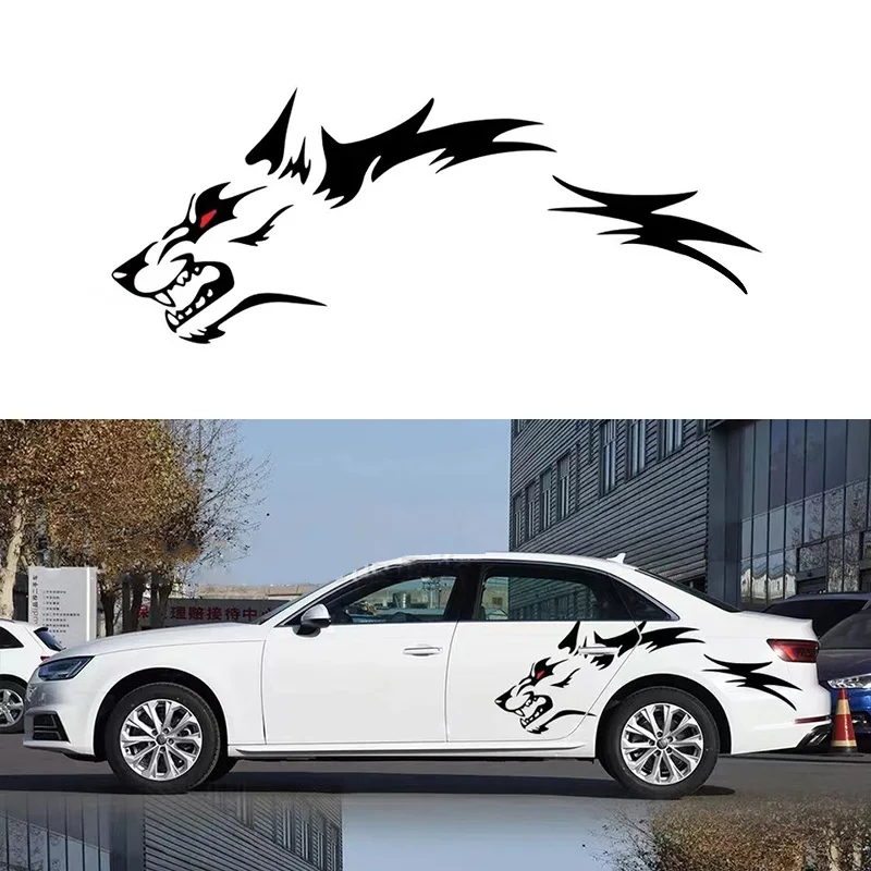 

Стильная наклейка для кузова автомобиля, спортивный автомобиль, волк, тотем, стикер для кузова автомобиля, наклейка для гоночного кузова, ст...