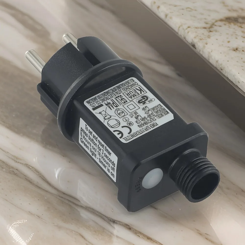 

31 В 6 Вт адаптер питания IP44 светодиодный трансформатор замена для освещения рождественской елки сказочный свет вилка европейского стандарта для низкого напряжения