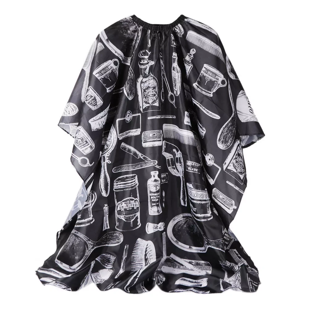 

Apron for Hairdresser Printed Cape for Haircut Cloth Hair Dryer Hand Mirror Cloth Haircut Hair Dye Hairline Aporn