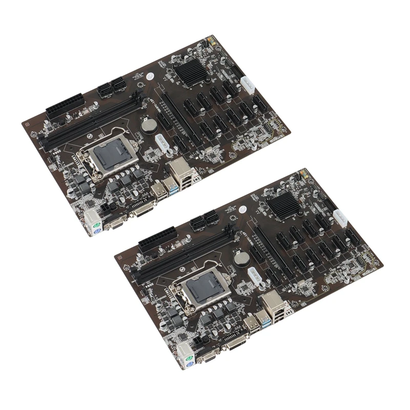 2X for Asus B250 MINING EXPERT 12 PCIE Mining Rig BTC ETH Mining Motherboard LGA1151 USB3.0 SATA3 for  B250 DDR4