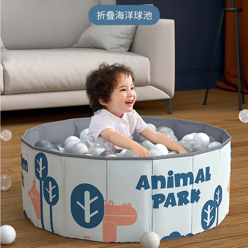 Baby Playpen Ocean Ball Baby Non-toxic and Tasteless Bobo Pool Children's Indoor Color Toys Folding Ball Pool Thickening