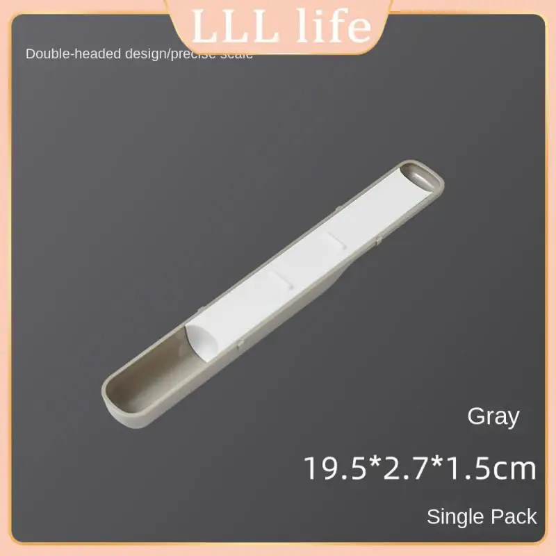 

Control Tools Quantitative Spoon Accurate Quantification Sliding Cover Metering Spoon Double-end Seasoning Scale Spoon