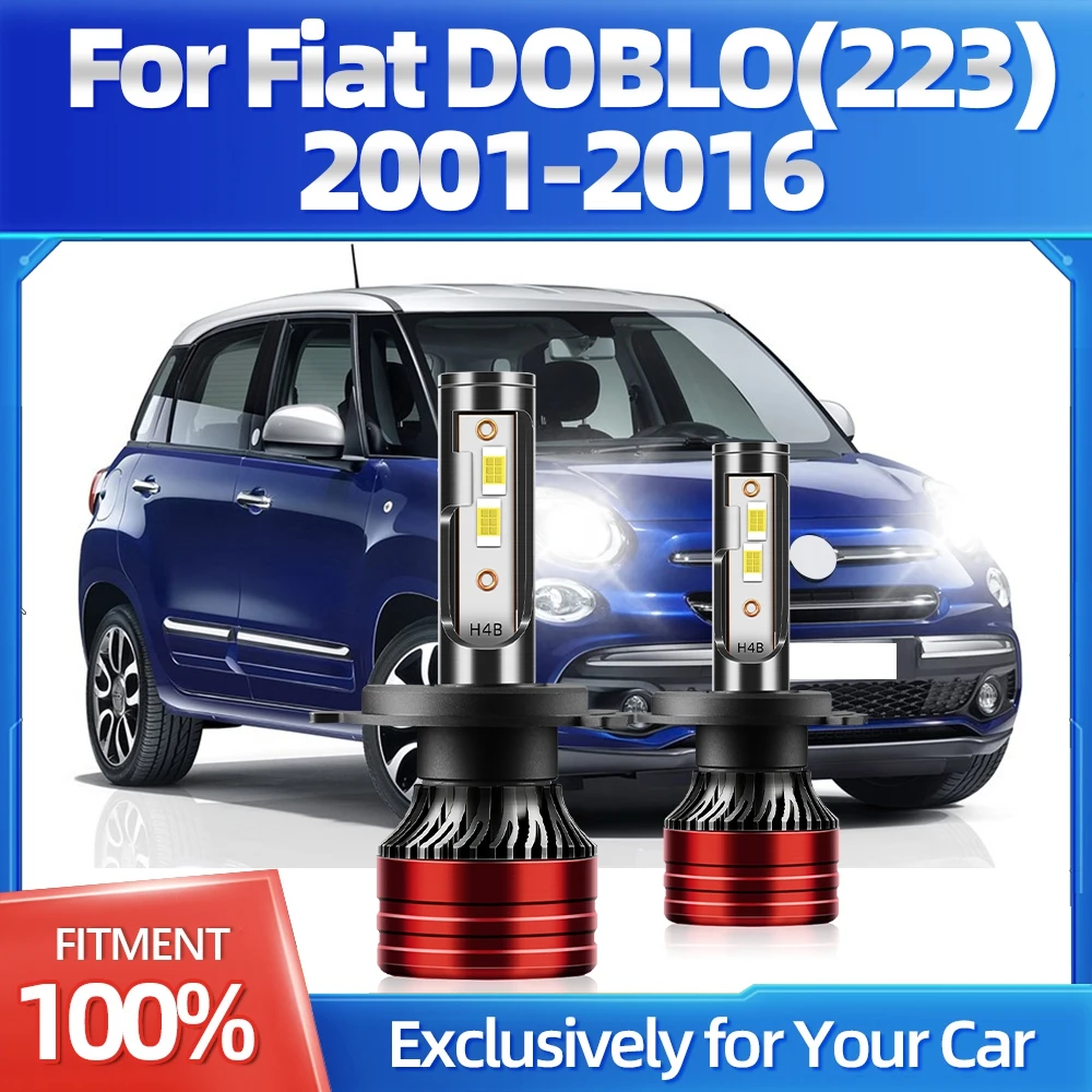 

2 шт., автомобильные аксессуары для фар Fiat DOBLO (300%) 223-2001