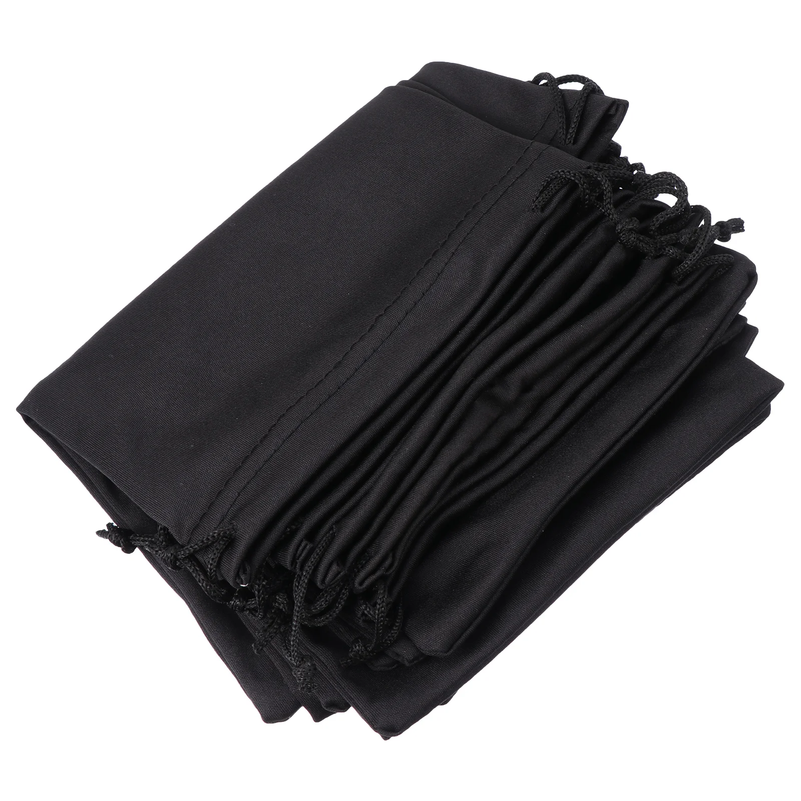 

10 лыжных сумок-защитные сумки для снега на шнурке для переноски снежных очков Солнцезащитные очки черные 25x14 см