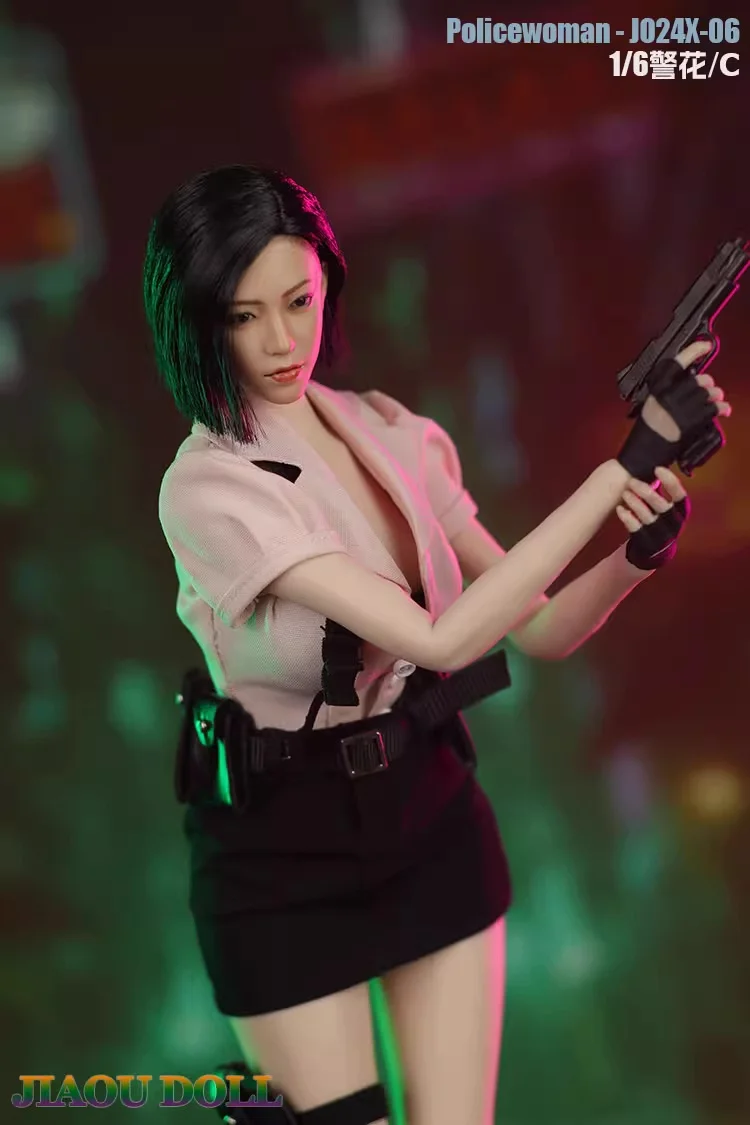 JO24X-06 масштаб 1/6 женская полицейская форма костюм для косплея модель одежды