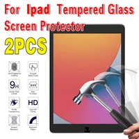 2 pcs for ipad 10 2 9 9th 8 6th 5th mini 5 4 tempered glass screen protector on ipad air 5 2022 4 3 2 1 pro 11 10 5 9 7 film
