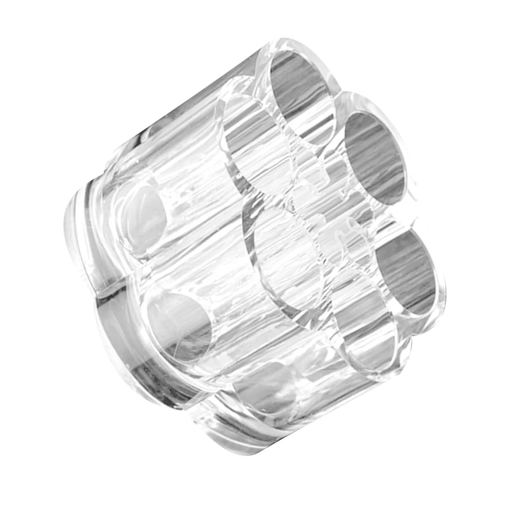 Контейнер для кистей макияжа прозрачный блеск губ косметический держатель ручек