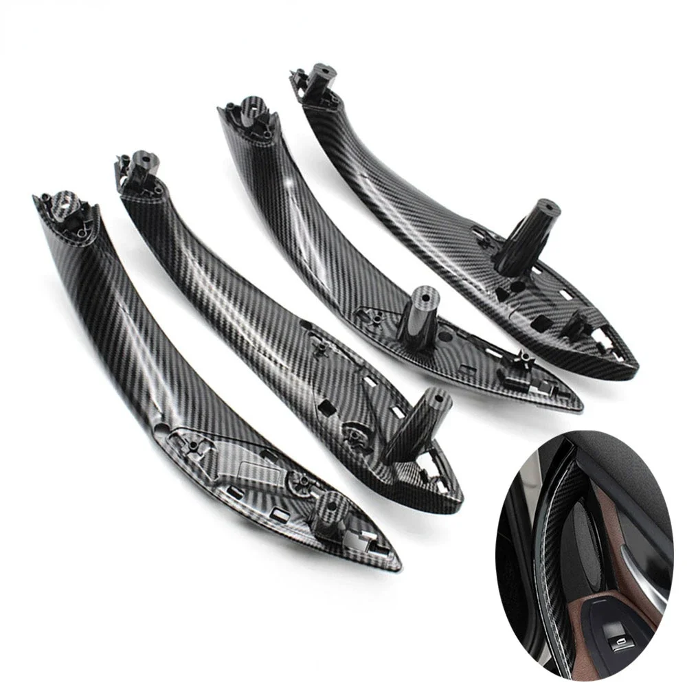 Крышка внутренней ручки двери из углеродного волокна для BMW 3 4 серии F30 F31 F32 F33 F34 F35