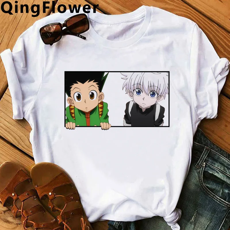 

Футболка Hunter x Hunter Killua juютсу Kaisen Gojo Satoru Мужская футболка в японском стиле летняя футболка