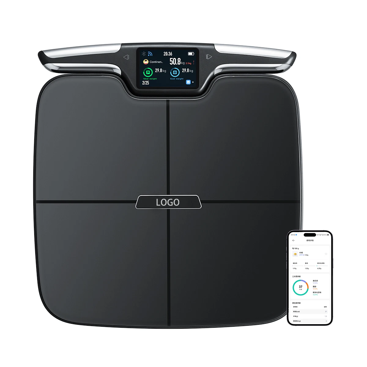 Баланс интеллектуальные 8-электроды полностью цифровые Bmi масса жира тела фитнес