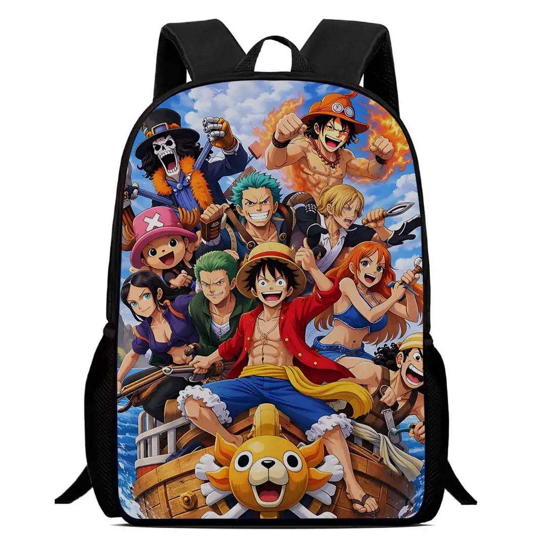 Фото Пенал ONE PIECE большой вместимости, прочный, устойчивый к пятнам, водоотталкивающий и стильный, для учеников начальной школы. №2
