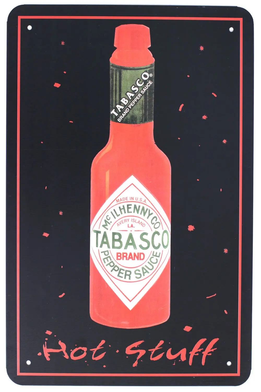 UOOPAI напиток чили соус перец горячий материал металлический жестяной знак