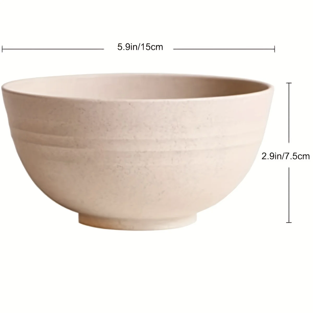 3/5 шт. круглые пластиковые миски для пшеничной соломы