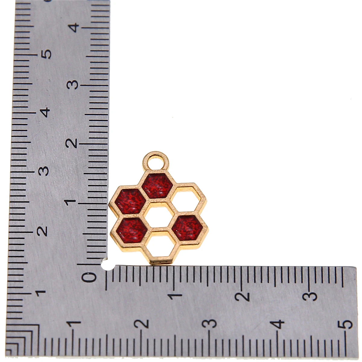 50 шт. подвеска из сплава в виде сот 19 х16 мм
