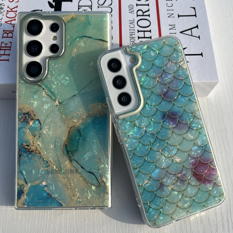 

Marble Shell Hard Case For Samsung S21 S21 Plus S21 Ultra S22 S22Ultra S22Plus S23 S23plus S23 Ultra A12 A13 A52 A33 A32 A22