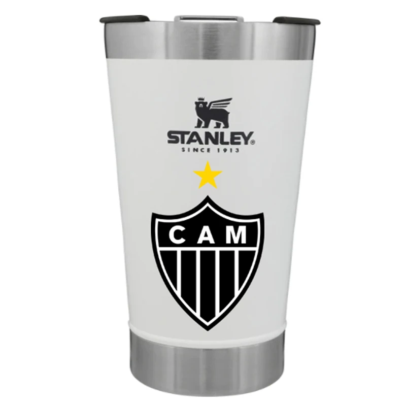 

MINEIRO GRAVADO 473ml Stanley Beer Cups Thermal Cup With Bottle Opener Lid Stainless Steel Thermos Bottle for Tea Thermal Cups