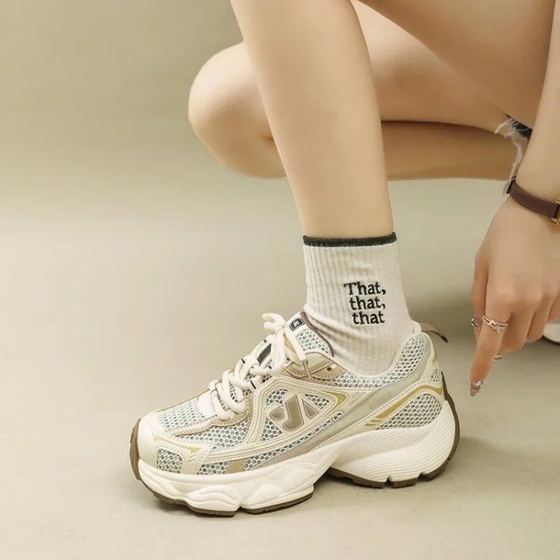 

Женская сетчатая дышащая повседневная спортивная обувь, Новинка лета 2023, универсальная спортивная и повседневная обувь, женская дышащая об...
