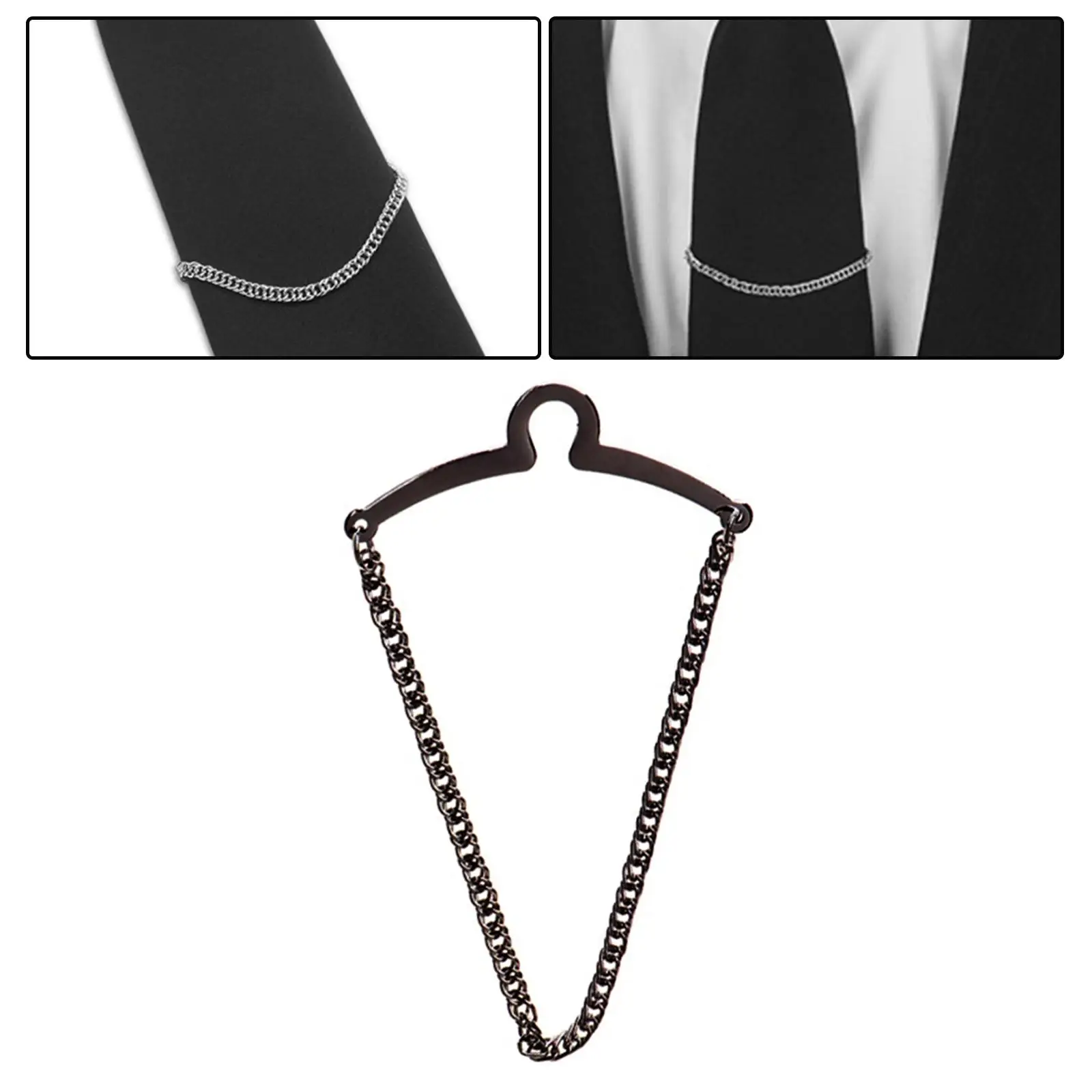 

Tie Clips, Black Jewelry Vintage Copper Casual Classic Men Cravat Clothing Holiday Gifts Business Wedding