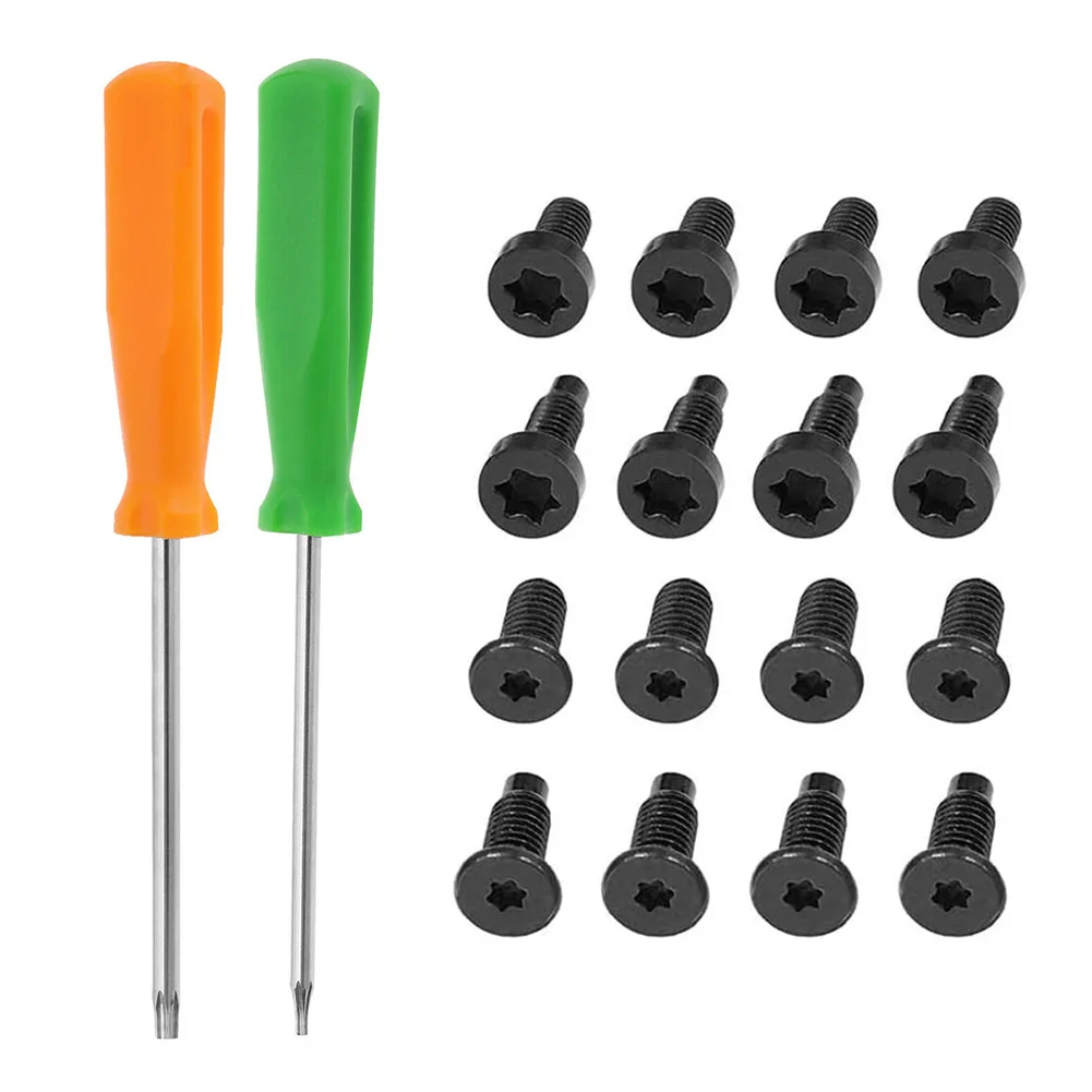 

16pcs Smart Doorbell Security Screws 2pcs Screwdrivers T6 T15 Household Hardware Accessory Alloy Tool Steel Corrosion Preventive