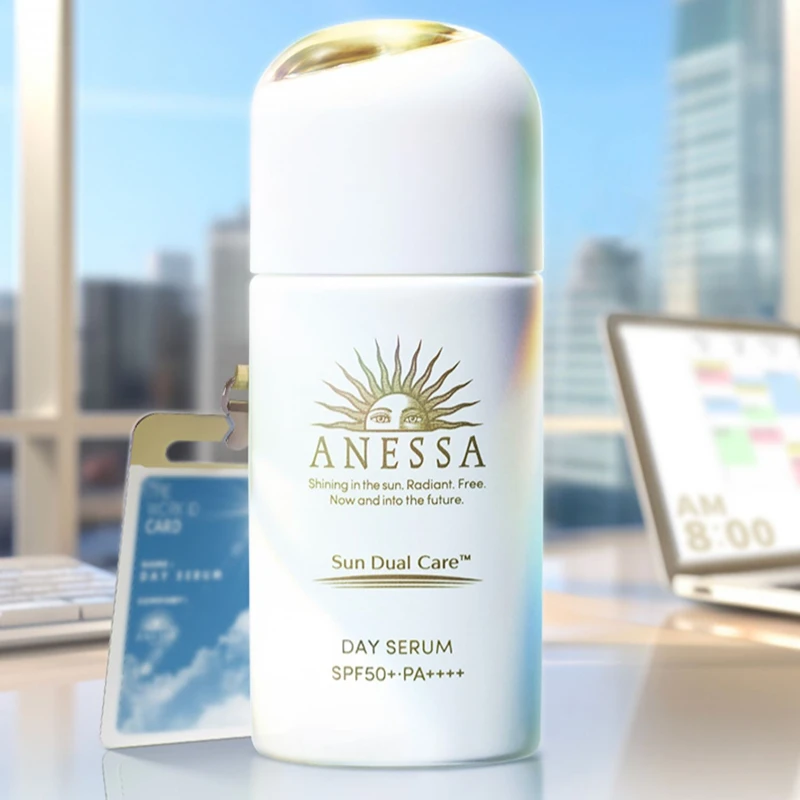 

Original ANESSA Face Suncreen Refreshing Double Care Oil and Acne Control Sunscreen Pre-makeup Isolation SPF50+For Oil Acne Skin