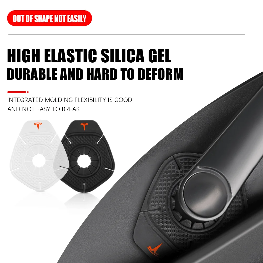 

1/2Pcs Car Windshield Wiper Arm Bottom Hole Silicone Protective Cover For Tesla Model 3 Model S Model X Model Y Coil 2021 2022