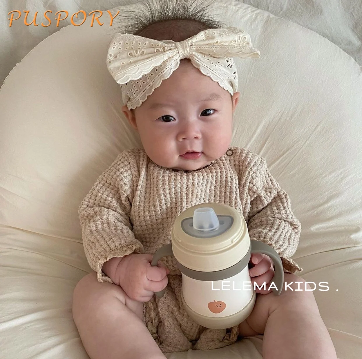 

Детский уличный термос для пикника, портативная детская соломенная чашка с мультяшным принтом, бутылка для хранения питьевой воды для ново...