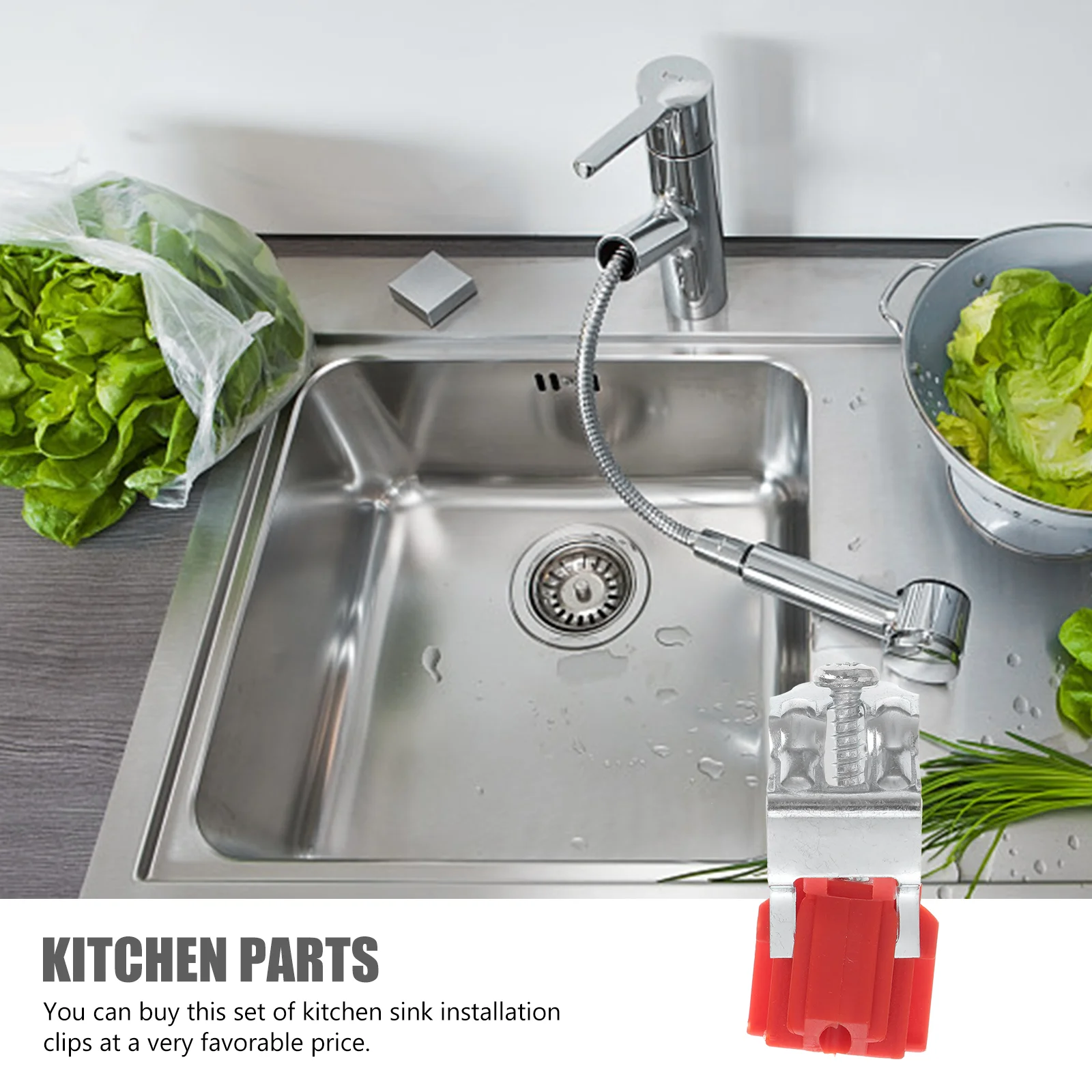 5 шт. зажимы для крепления кухонной раковины |