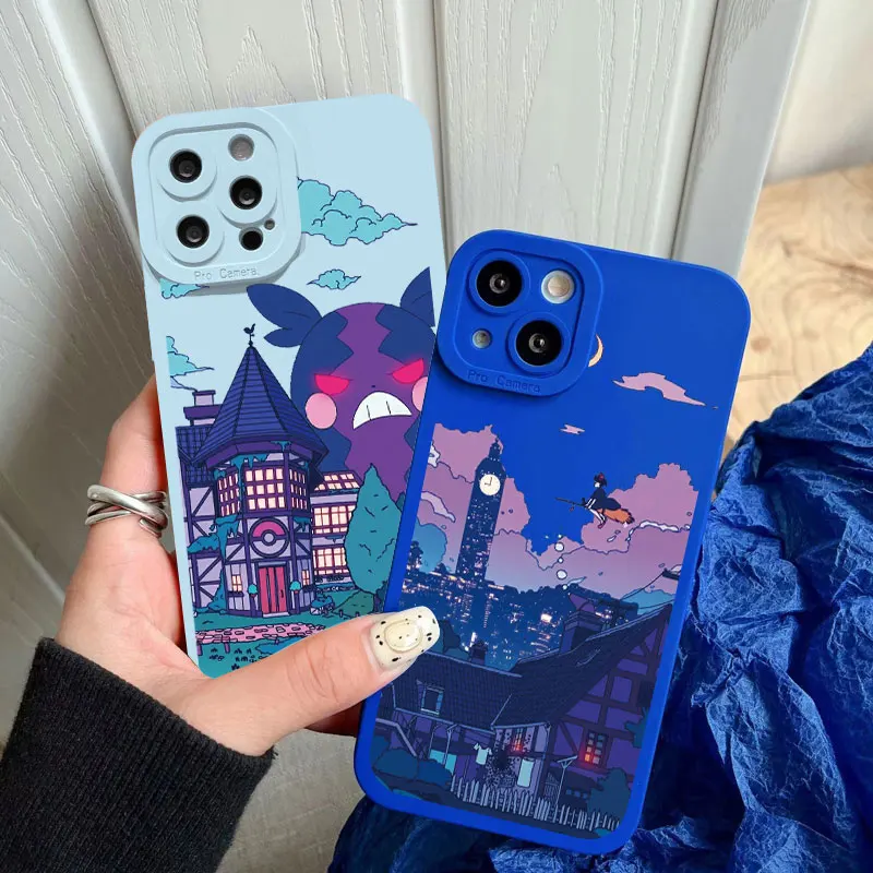 

Cartoon The Midnight Phone Case For iPhone 7 8 Plus SE 2020 14 13 12 11 Pro Max 14 Plus XR X XS Soft Silicone Back Cover Fundas