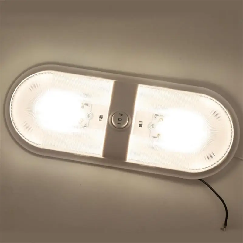 

12V Simple Wind RV Yacht Ceiling Light Modified LED Light With Independent Switch Control Light Bar/Work Light Car Lights