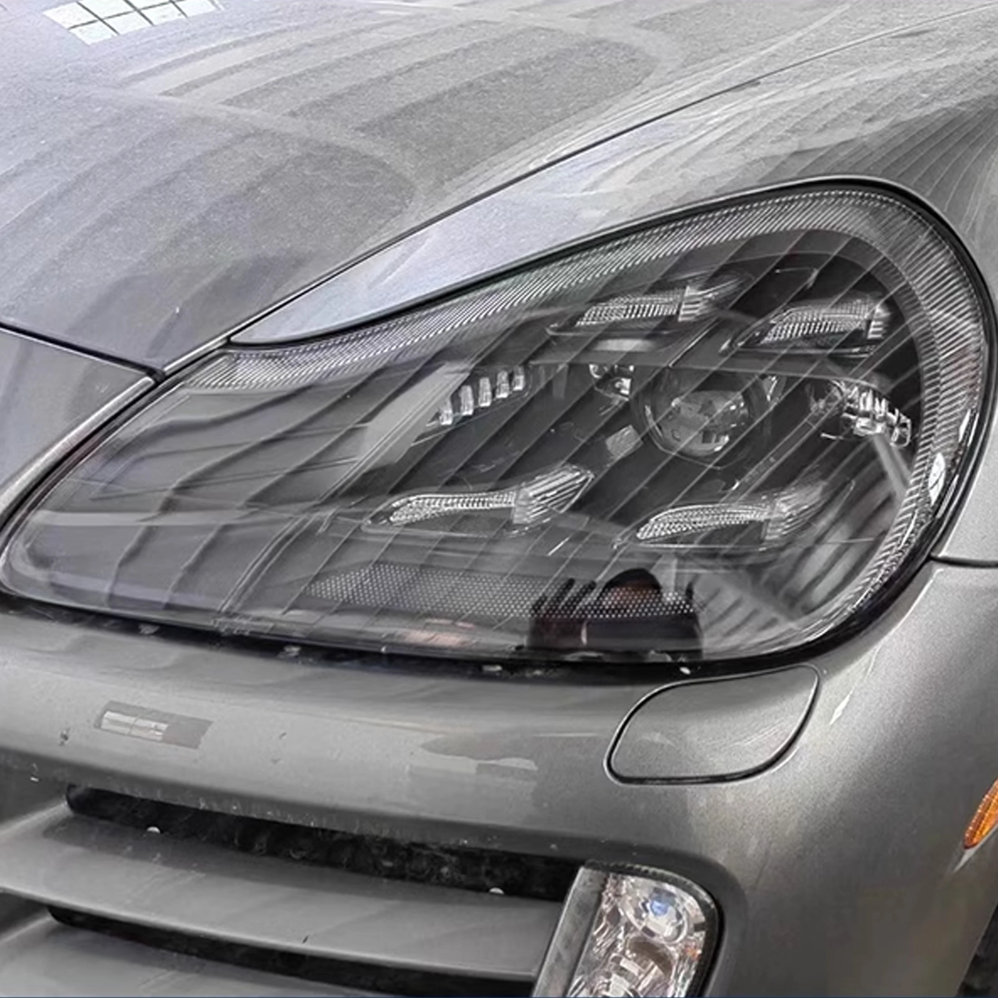 Автомобильные фары дневного света передние для Porsche Cayenne 957 2007-2010 обновленные