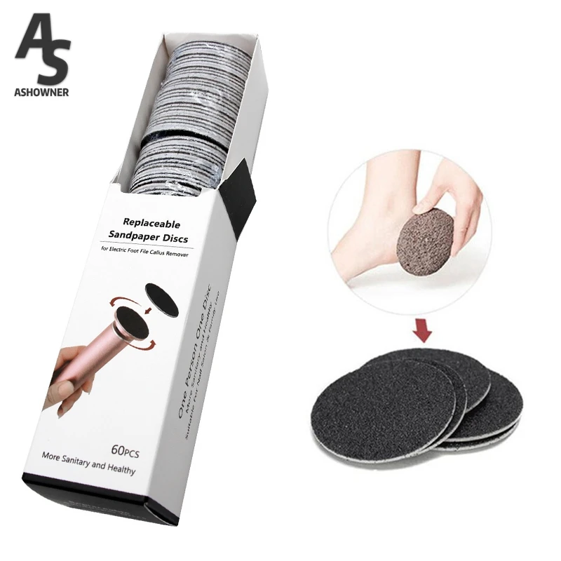 

Шлифовальная бумага для педикюра, гибкая Шлифовальная Пилка, сменные насадки, 60 шт.