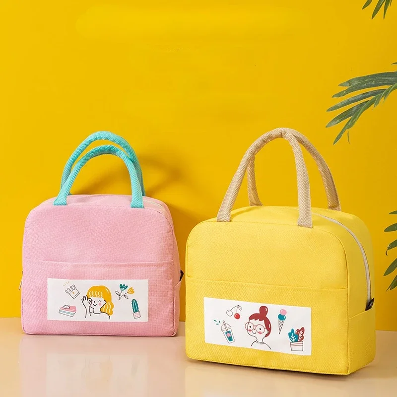 

New Lunch Box Bag Japanese Cute Kid Child Lunch Bag Fashion Portable Insulated Bag Girl Bolsas De Almuerzo Lonchera Loncheras