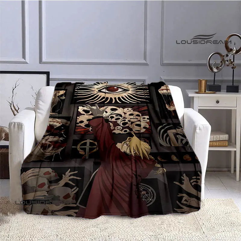 

Одеяло аниме «Стальной Алхимик» для кровати, теплое одеяло, домашнее дорожное одеяло
