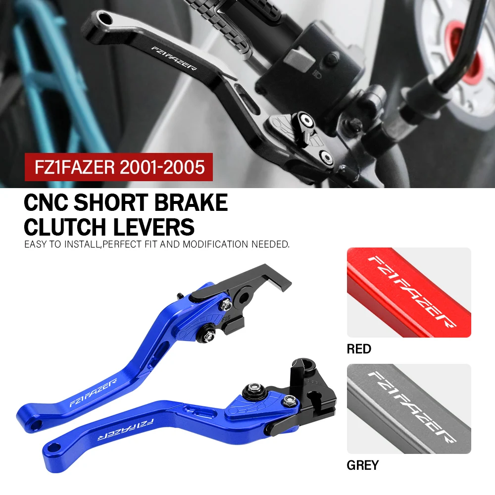 

Motorcycle Accessories Handles Lever Adjustable Brake Clutch Levers Handle For YAMAHA FZ1 FAZER 2001 2002 2003 2004 2005