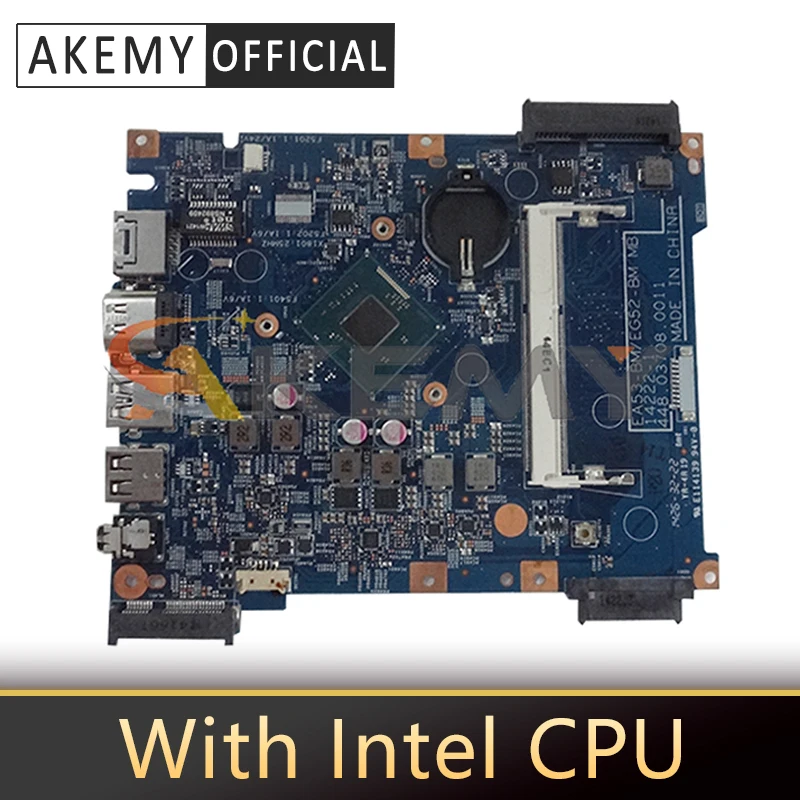 

EA53-BM 14222-1 Мб для Acer Aspire EG52-BM Материнская плата ноутбука с процессором Intel NBMRW11003 448.03703.0011 100% полностью протестирована