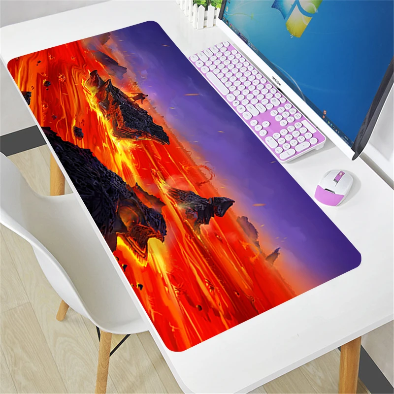 The Croods Mouse Pad Anime Gaming Accessories Mousepad Gamer PC Completo Computer Keyboard Desk Mat Varmilo Genshin Impact LOL