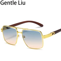 oversized square sunglasses men vintage double bridge sun glasses male 2022 luxury brand big frame eyewear gafas de sol hombre