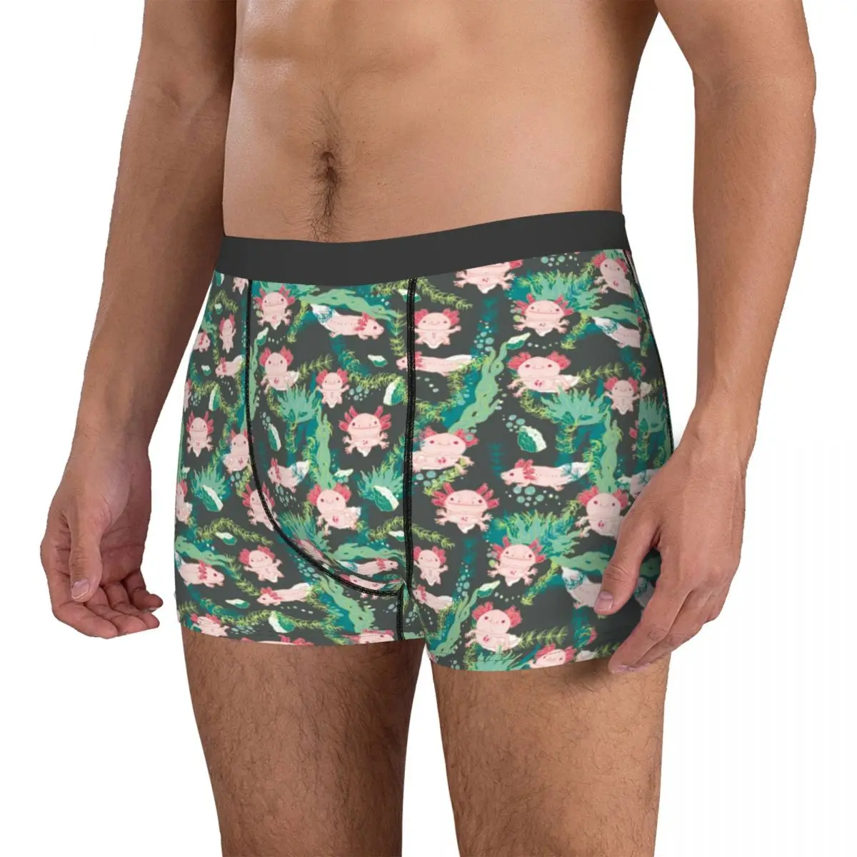 Детские Axolotl Мужское нижнее белье милое женское забавные Трусы из полиэстера для