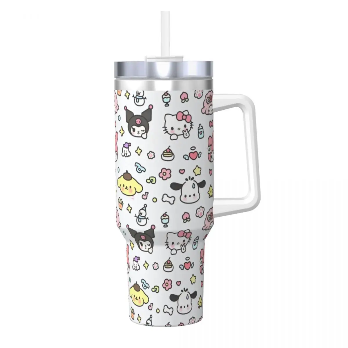 MINISO Kuromi Pochacco Pom Purin стакан для холодных напитков бутылка воды портативная