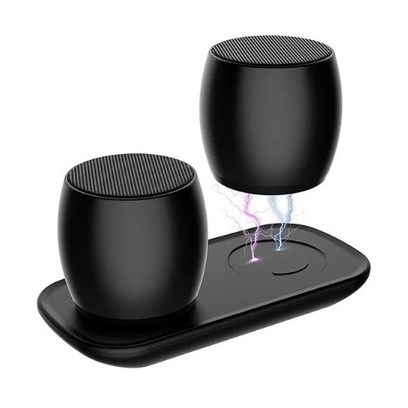 

F1 Bluetooth Speakers TWS System Column Portable Mini Metal Speaker 3D Stereo Computer Subwoofer Loudspeaker MP3 Player Sardine