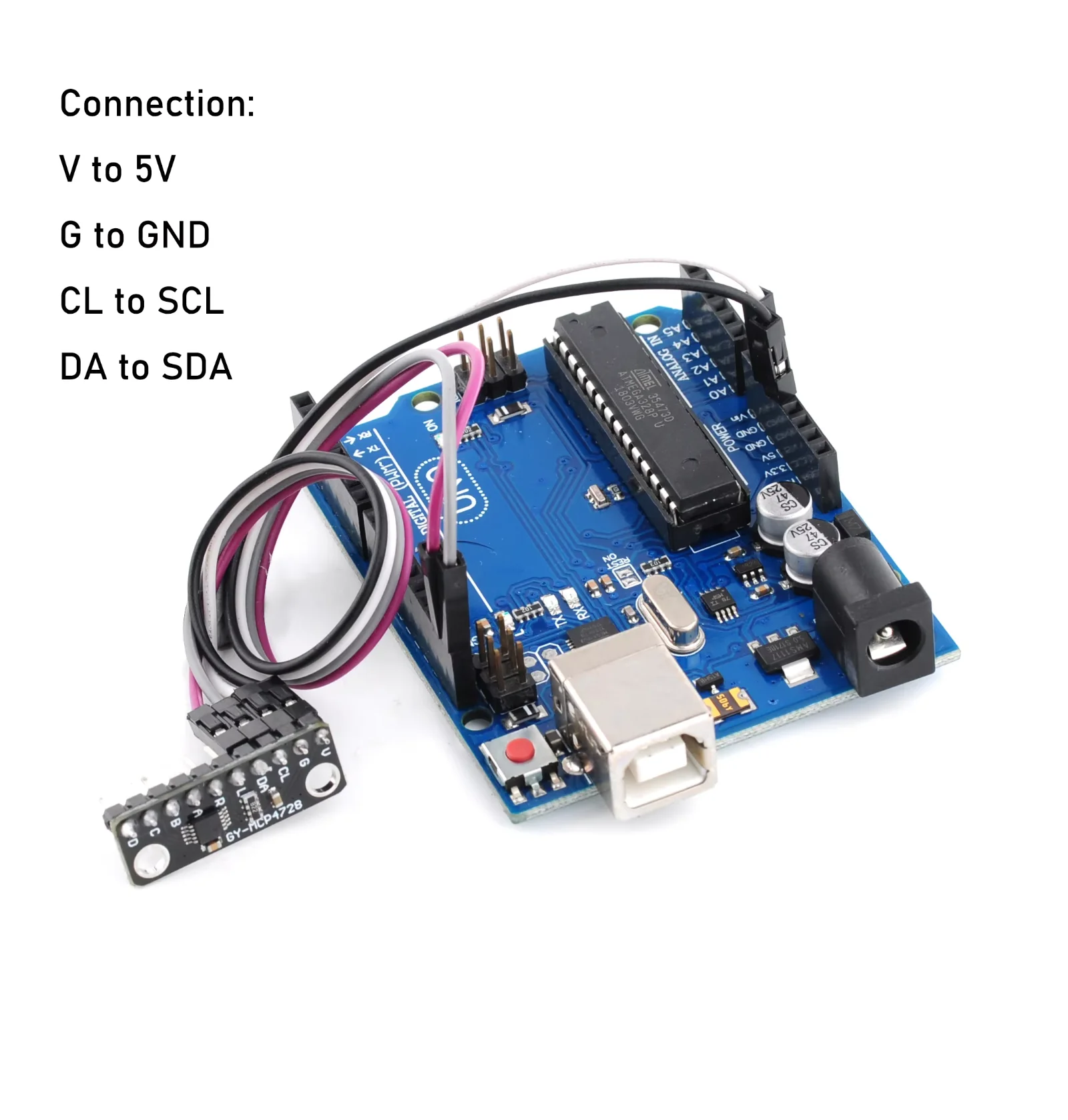 Фото [2 шт.] MCP4728 12-битовый модуль ЦАП I2C с EEPROM |   ±0.2LSB DNL |   Промышленный преобразователь №2