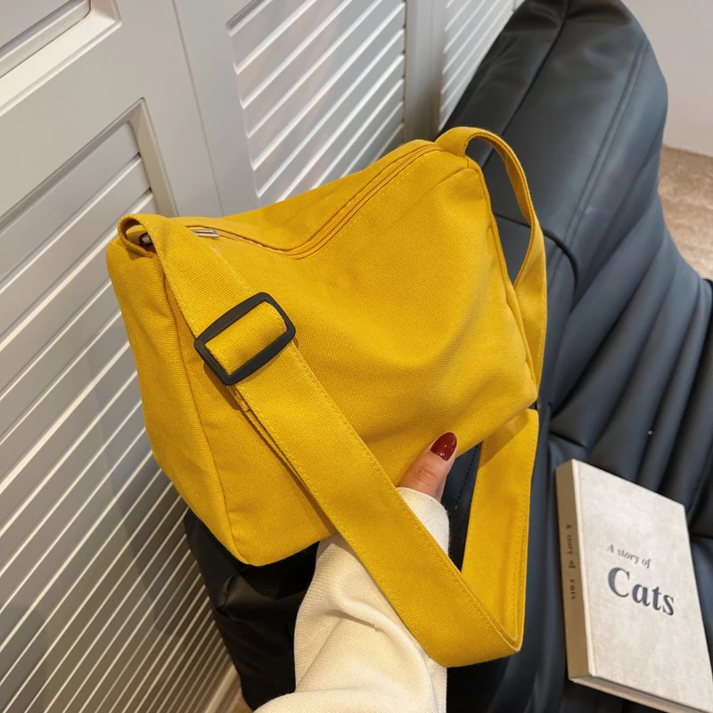 

New Fashion Large-capacity Shoulder Bag Women's Simple Crossbody bag Commuter Messenger Tote Bags For Teenagers Students 2023