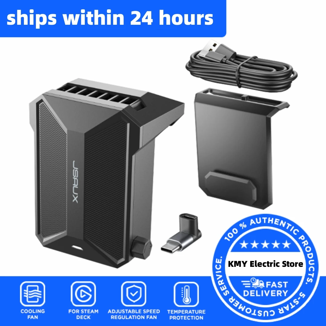 

Cooling Fan for Steam Deck, Steam Deck Cooler with Steam Deck Accessories, Cooling Fan Compatible for Steam Deck Game Console