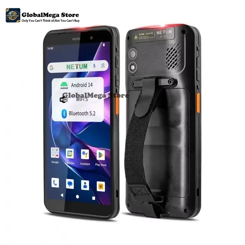 Фото Новейший промышленный терминал сбора данных Netum Q900 RFID на Android 14.0, защищенный, для склада, 2026 год №1