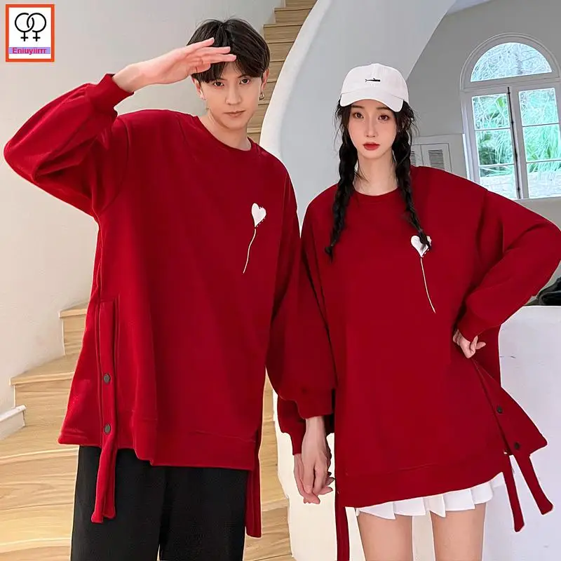 

Matching Couple Clothes 2023 Holiday Honeymoon Spring Winter Date Girls Boyfriend Hoodies Female Male Tops Couple Sweatshirts