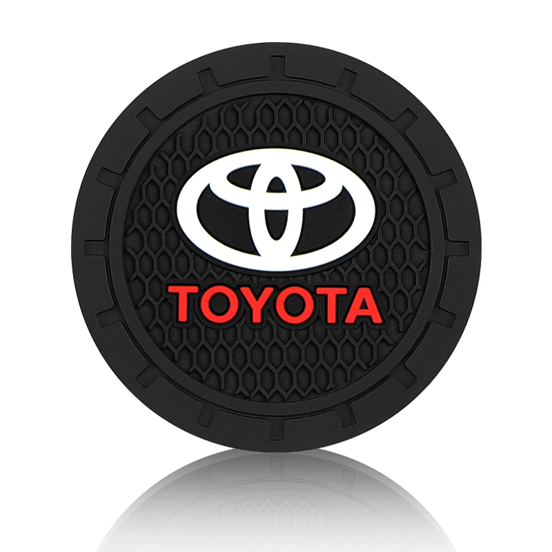 

Автомобильные подставки для стайлинга, держатель для стакана с водой, противоскользящий коврик для Toyota Corolla Yaris Rav4 Avensis Auris Camry Sequoia C-hr 86 Prius Mark