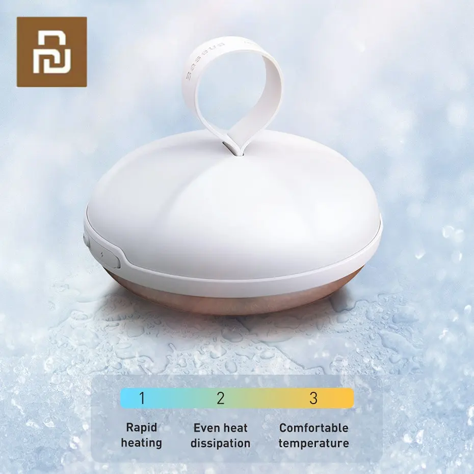 

Youpin Baseus Double-sided Skin Care Hand Warmer Rechargeable Winter Hand Heating Stove Pocket Portable USB Power Bank Fast Warm