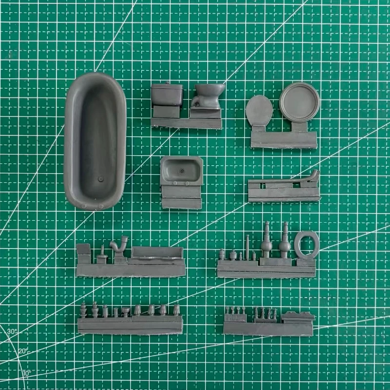 

Коллекционная модель мебели для ванной JIJIE 1/35