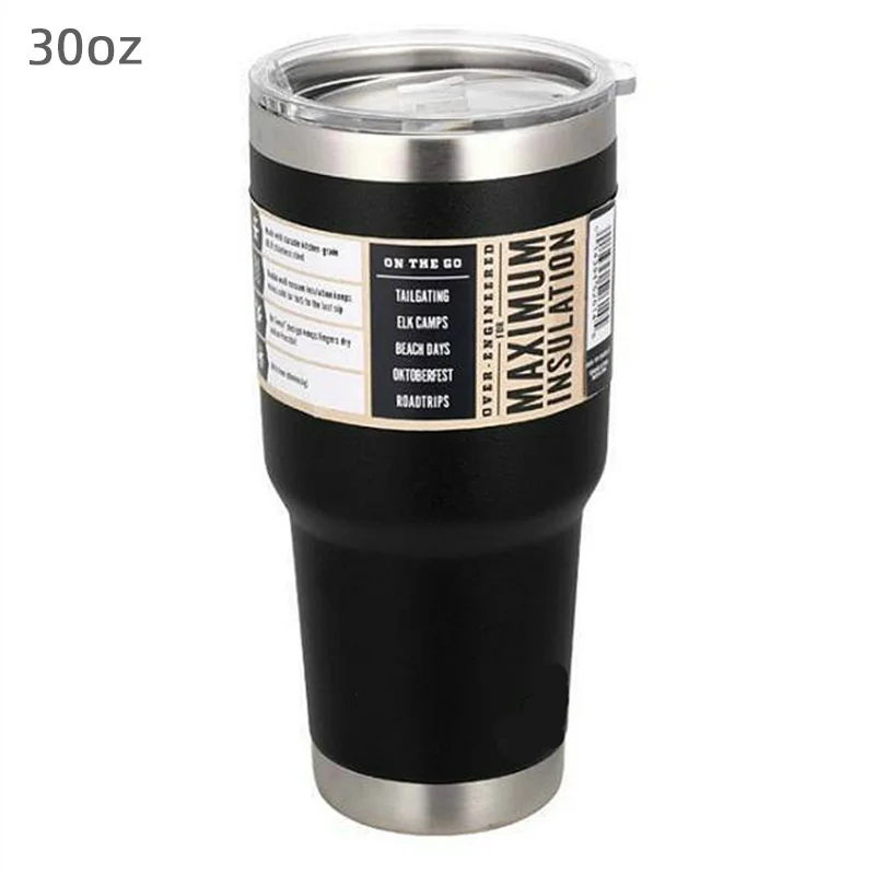 30/20oz Travel Coffee Mug Stainless Steel Thermo Tumbler Cup Vacuum Flask Thermo Cup Bottle Thermocup Garrafa Termica Water Cup